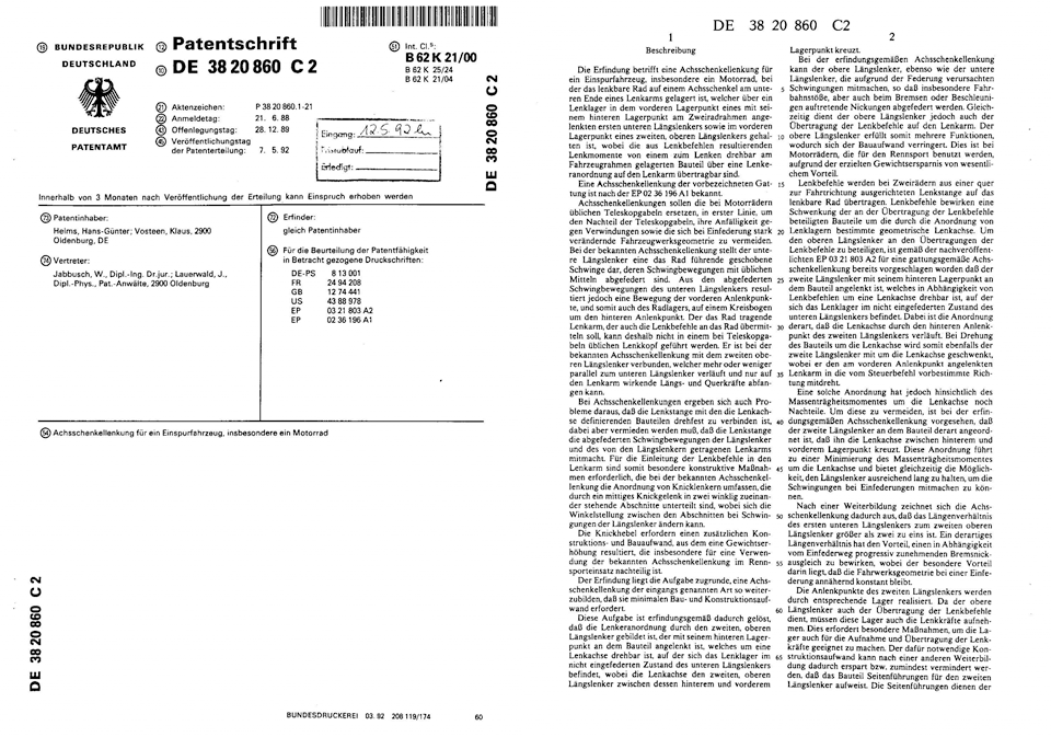 VH Patent 38-20-860